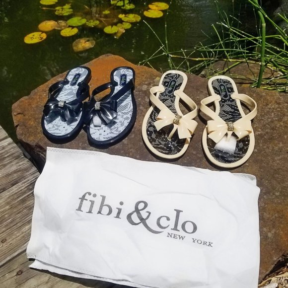 Fibi & Clo South Hampton sandals size 5-6 - Picture 2 of 9